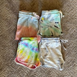 GIRLS-Bundle of 4 pairs of cotton knit shorts sz 16